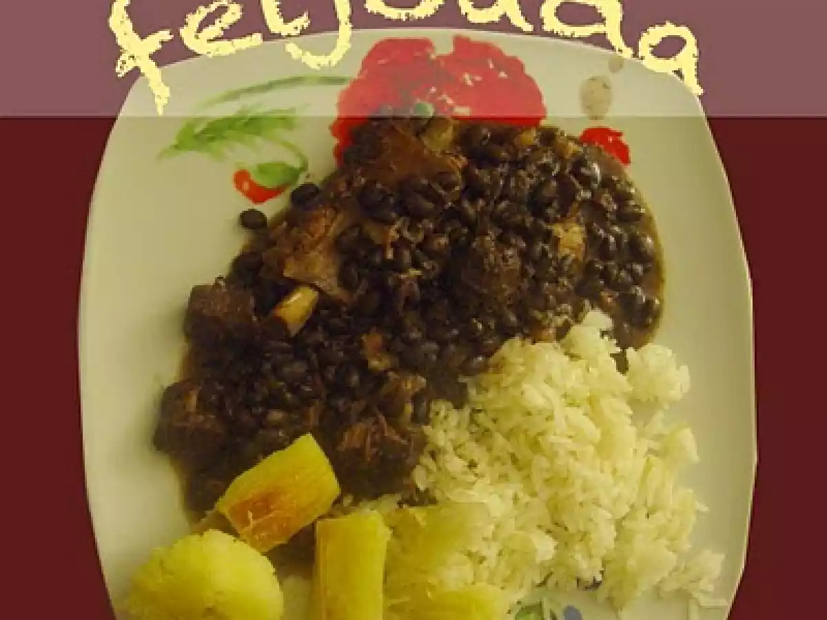 FEIJOADA - (STUFATO DI FAGIOLI NERI) CON ARROZ SIMPLES E MANIOCA FRITA - foto 3