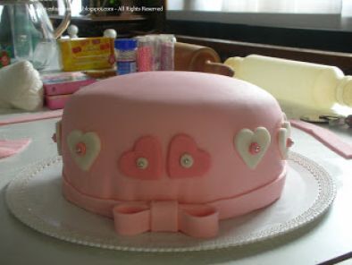 Festa per i 2 anni della mia bimba con torta di compleanno rosa