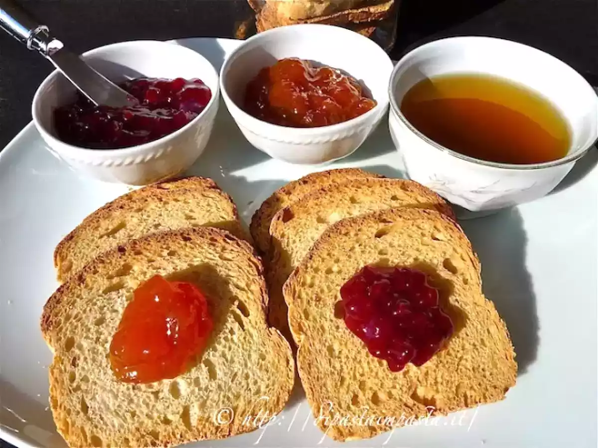 Fette biscottate con lievito madre