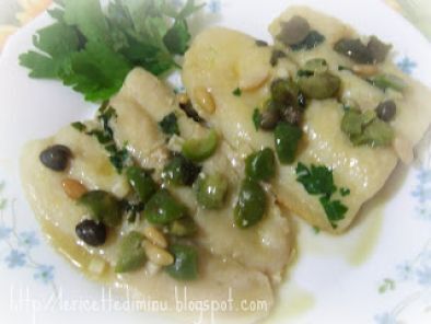 Filetti di persico con olive, capperi e pinoli - foto 2