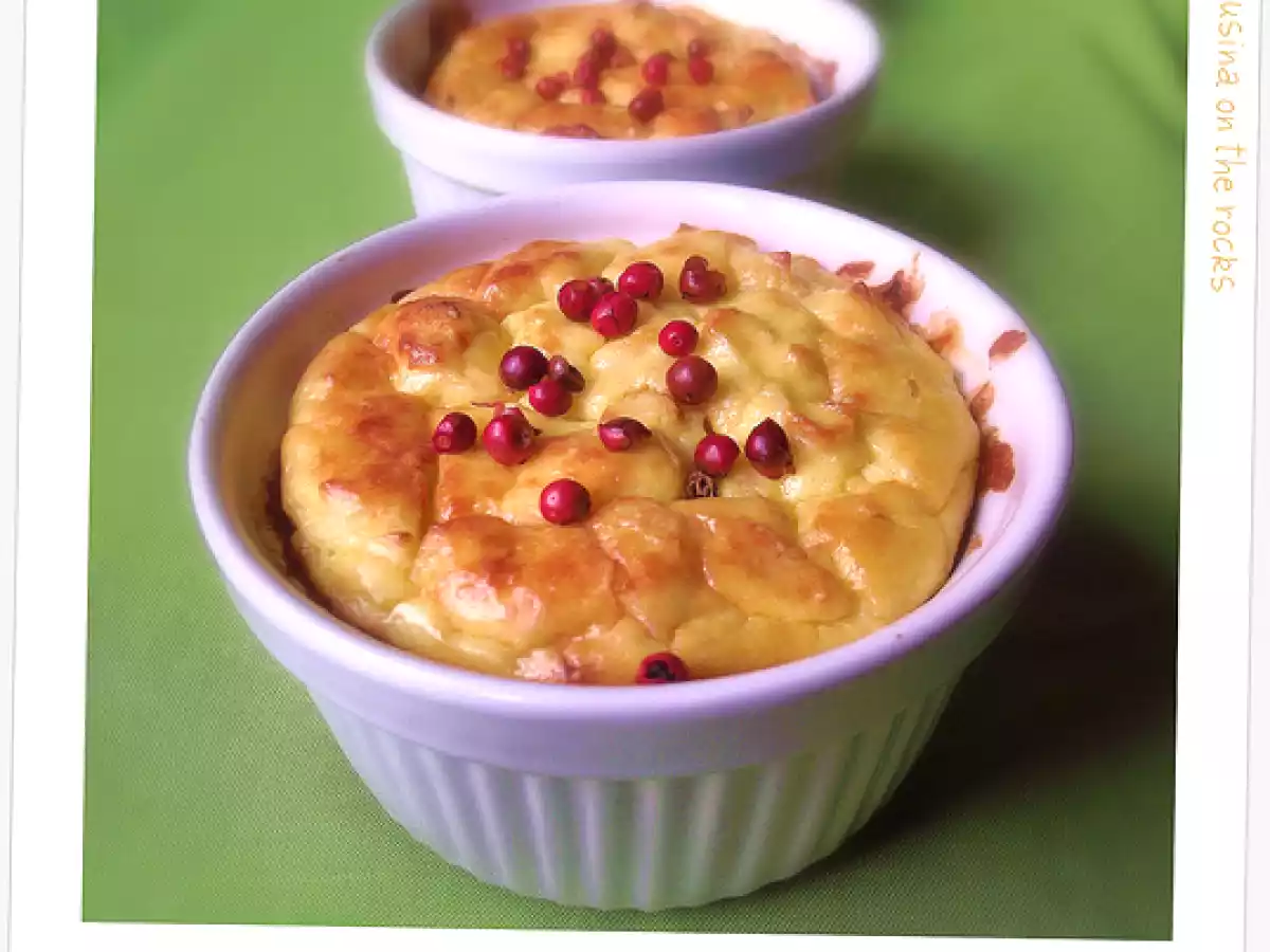 Flan di porri, ricotta e parmigiano reggiano