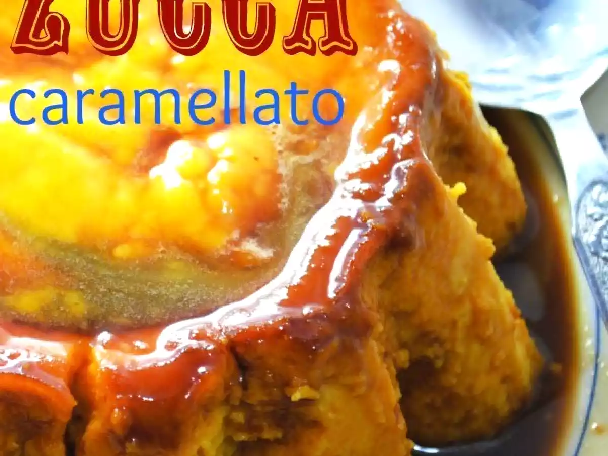 Flan di zucca caramellato