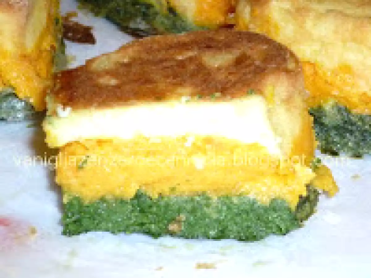 Flan tricolore con fondue - foto 2
