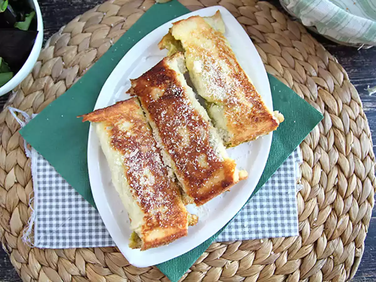 French Toast salato al pesto, la ricetta facile per una cena veloce e sfiziosa