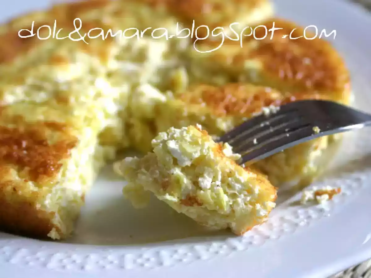Frittata al forno morbida con ricotta e porri - foto 3