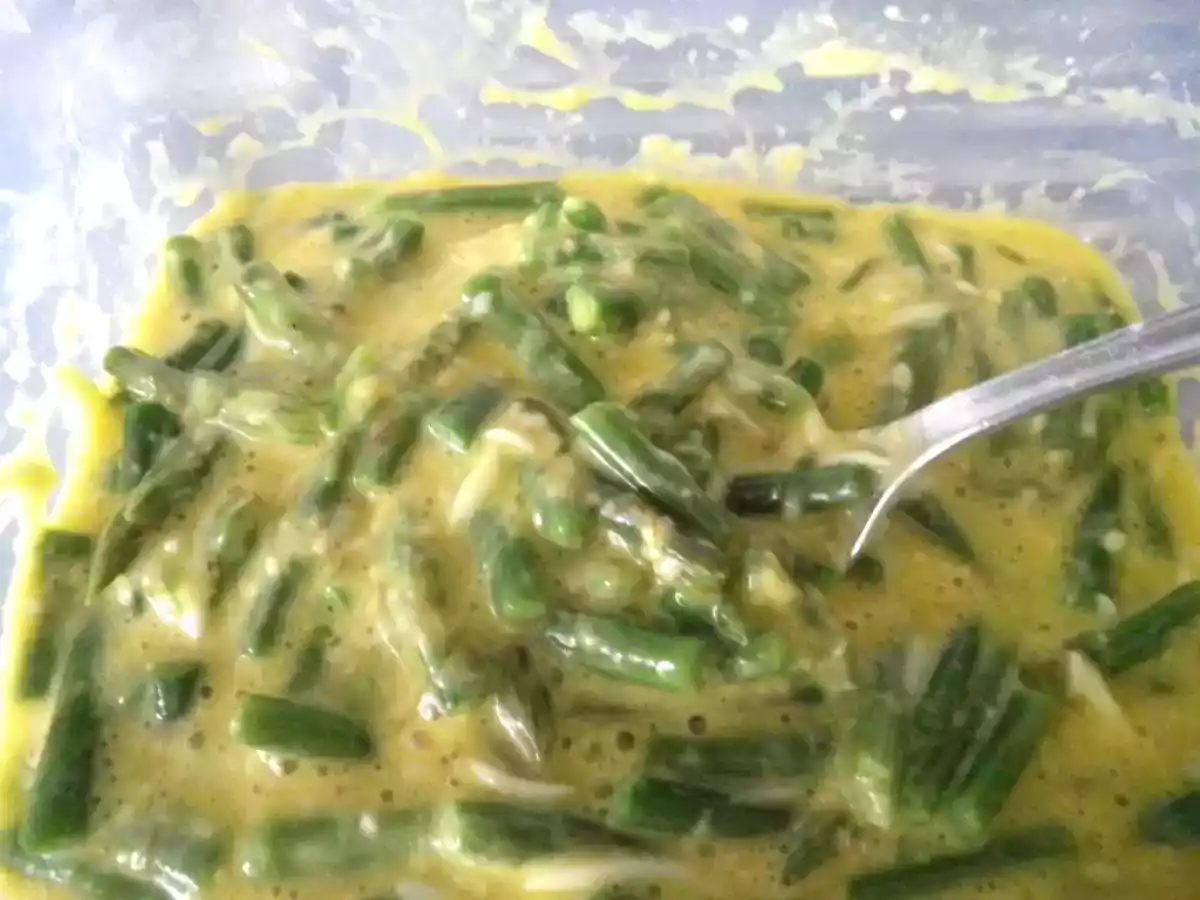 Frittata di asparagi e Scamorza al Tartufo del Caseificio 3 Monti - foto 4