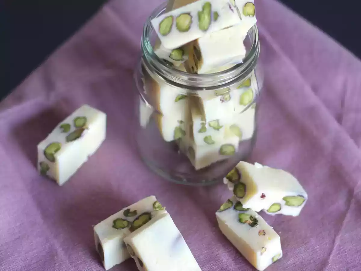 Fudge al cioccolato bianco e pistacchi - foto 3