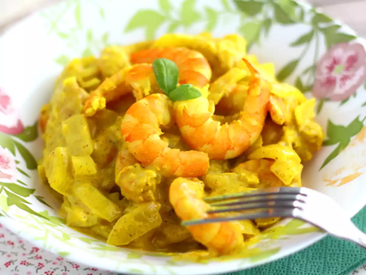 Gamberi al curry e latte di cocco - foto 4