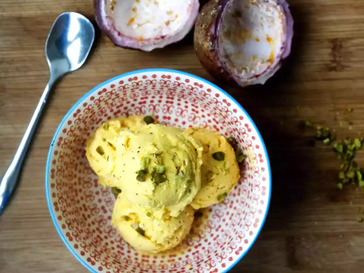 Gelato allo yogurt con mango e passion fruit - foto 3