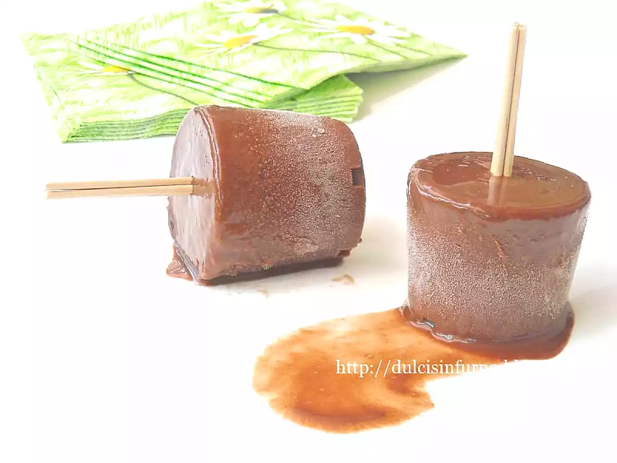 Ghiaccioli al Cacao con Banana e Succo di Frutta - foto 2
