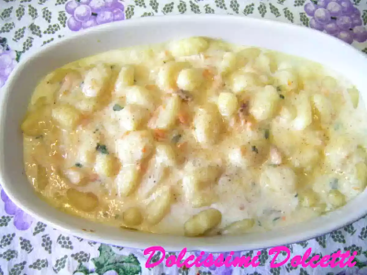 Gnocchi al forno con salmone affumicato - foto 2