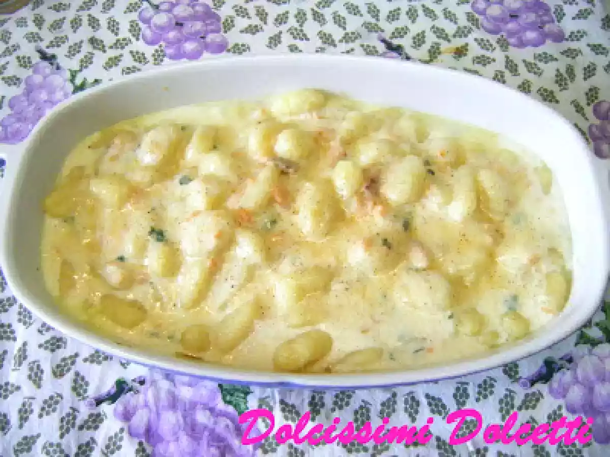 Gnocchi al forno con salmone affumicato - foto 3