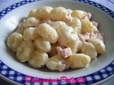 Gnocchi cremosi al prosciutto cotto di praga - Ricetta Petitchef