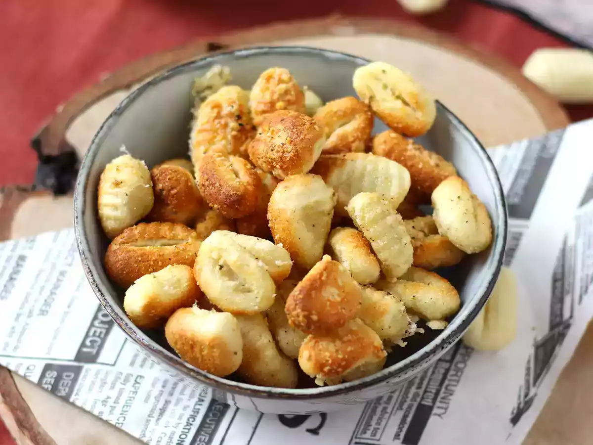 Gnocchi di patate cotti in friggitrice ad aria: gustosi e croccanti, perfetti per l'aperitivo - foto 5