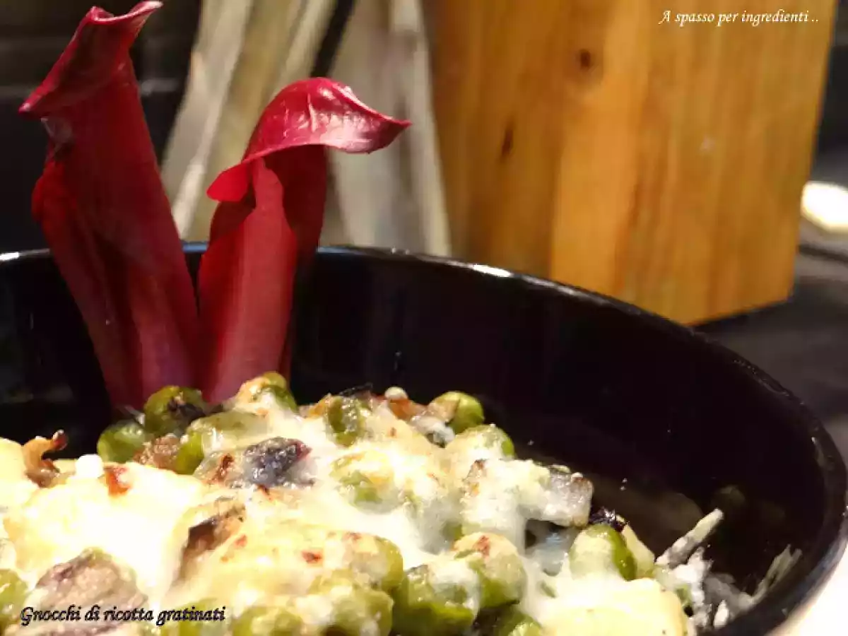 Gnocchi di ricotta gratinati