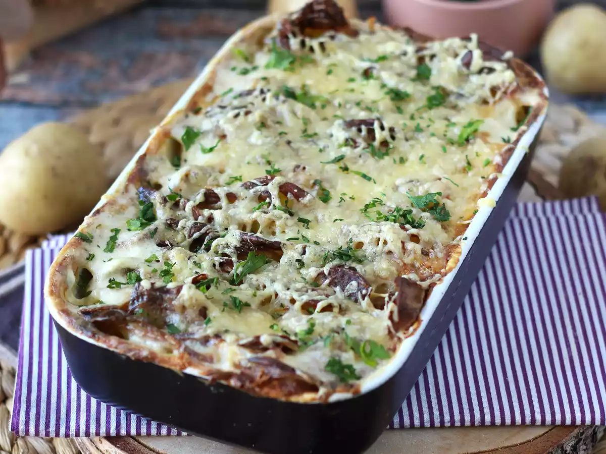 Gratin di patate con la friggitrice ad aria