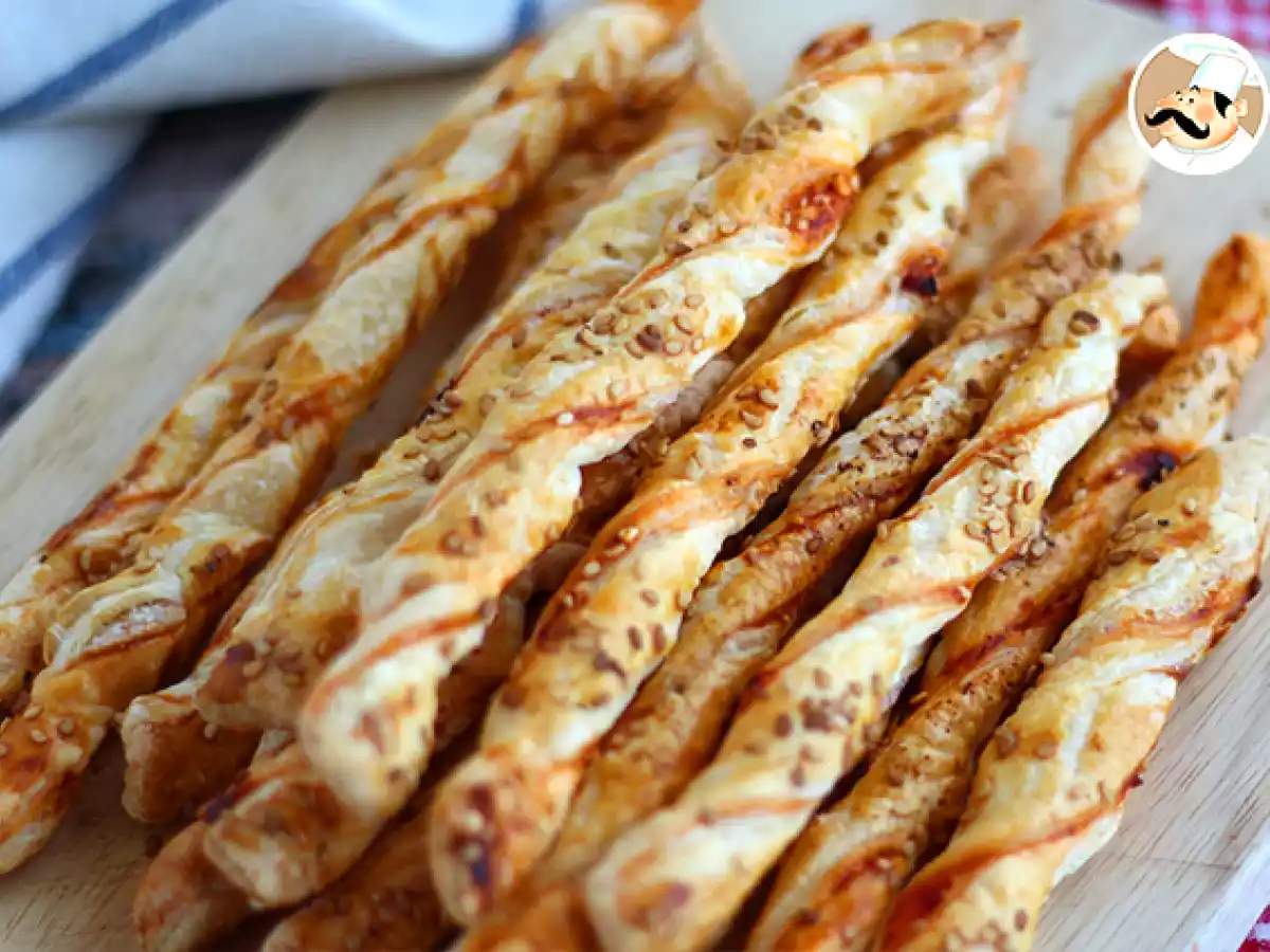 Grissini di sfoglia al sesamo - foto 2