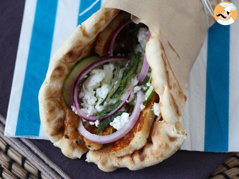 Gyros di halloumi, la versione vegetariana del sandwich greco! - foto 3