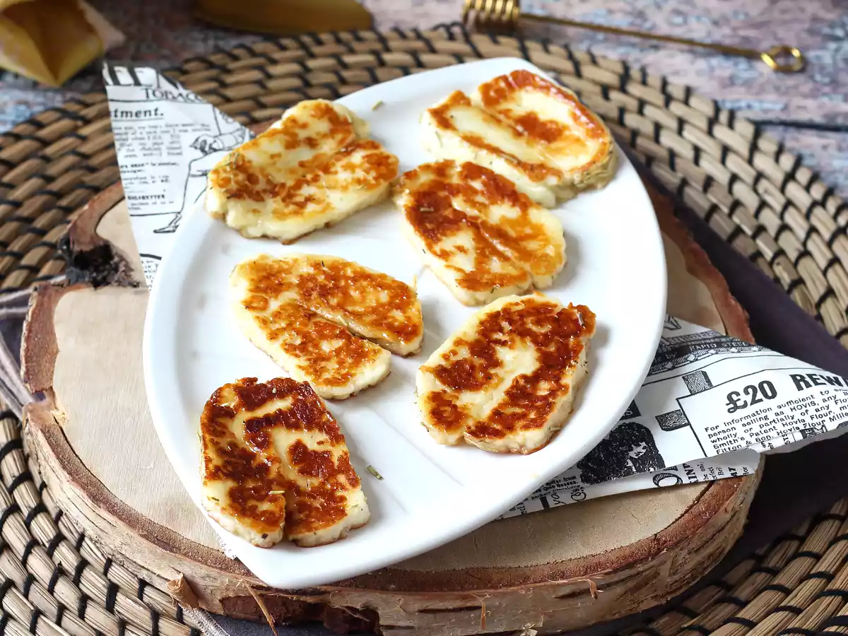 Halloumi piastrato con miele e rosmarino - foto 3