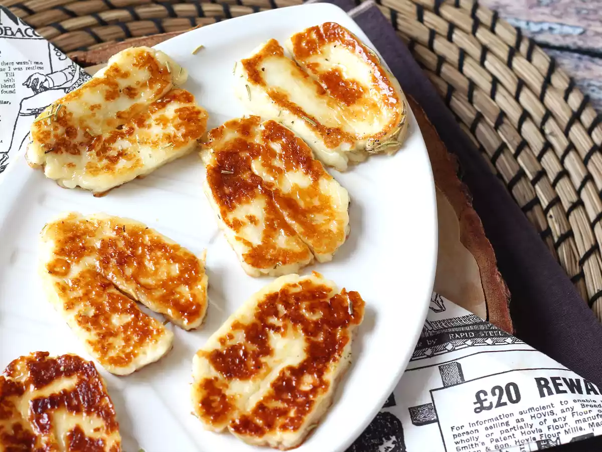Halloumi piastrato con miele e rosmarino - foto 4