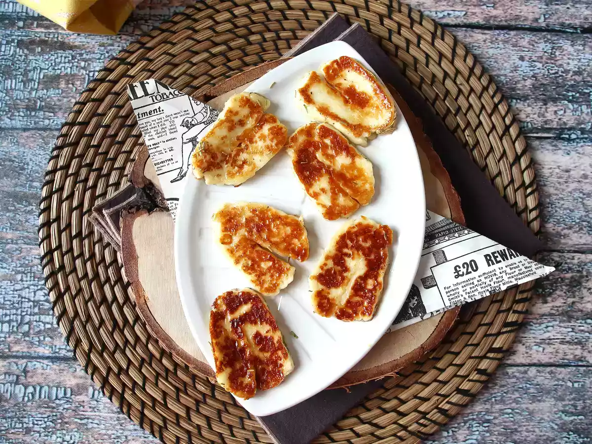 Halloumi piastrato con miele e rosmarino - foto 5