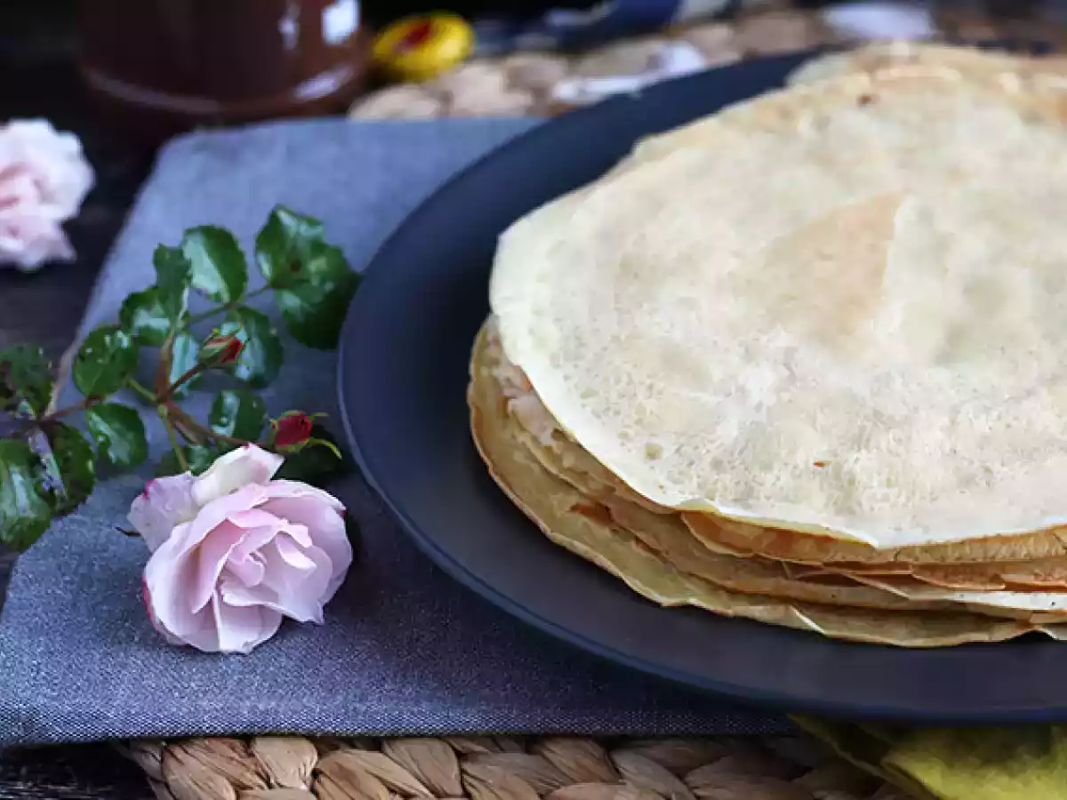 Impasto per crêpes con la birra - ricetta senza lattosio - foto 2