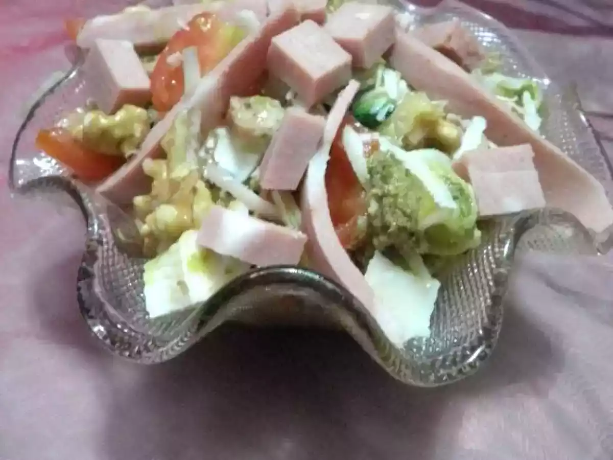 Insalata di pasta fredda con verdure e Chiara Mortadella Bologna IGP - foto 5