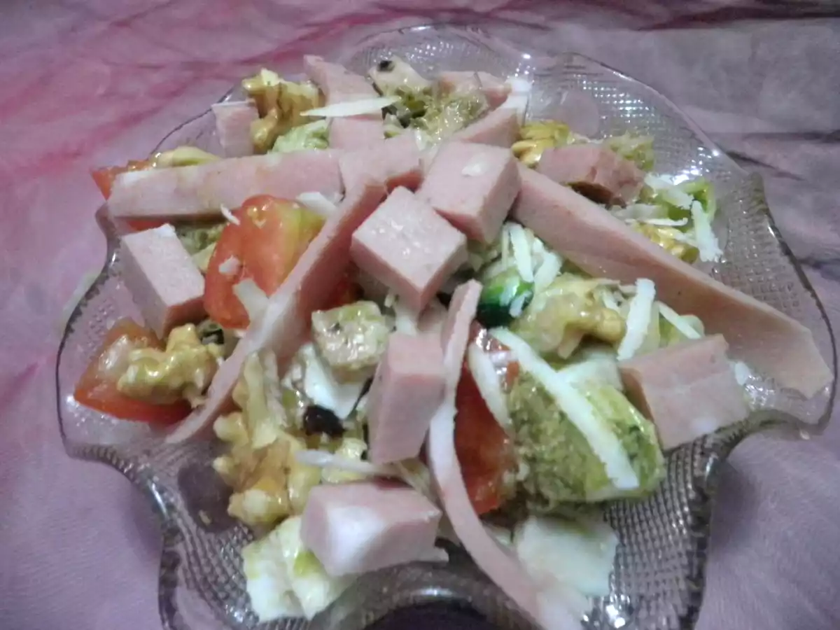 Insalata di pasta fredda con verdure e Chiara Mortadella Bologna IGP - foto 6