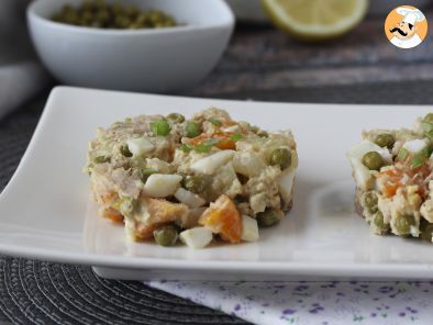 Insalata russa con tonno e maionese fatta in casa - foto 5