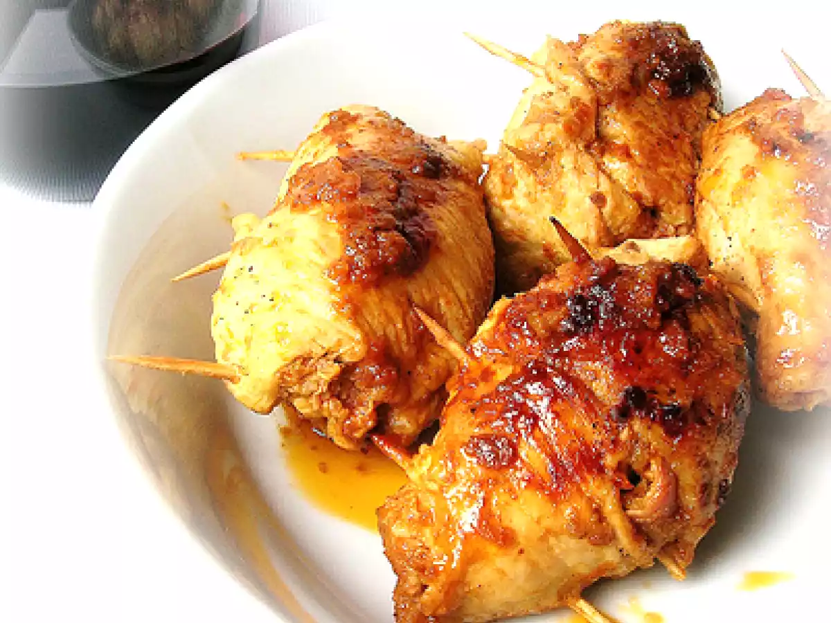 Involtini di pollo piccanti alla feta