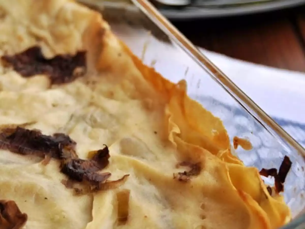 Lasagne porri, radicchio e taleggio - foto 2