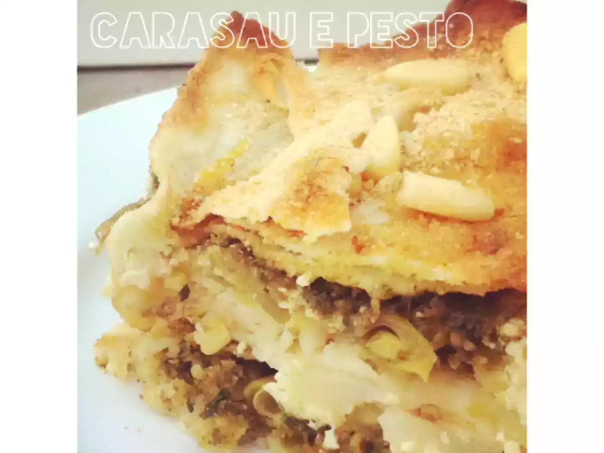 Lasagne vegan con pane carasau - foto 2