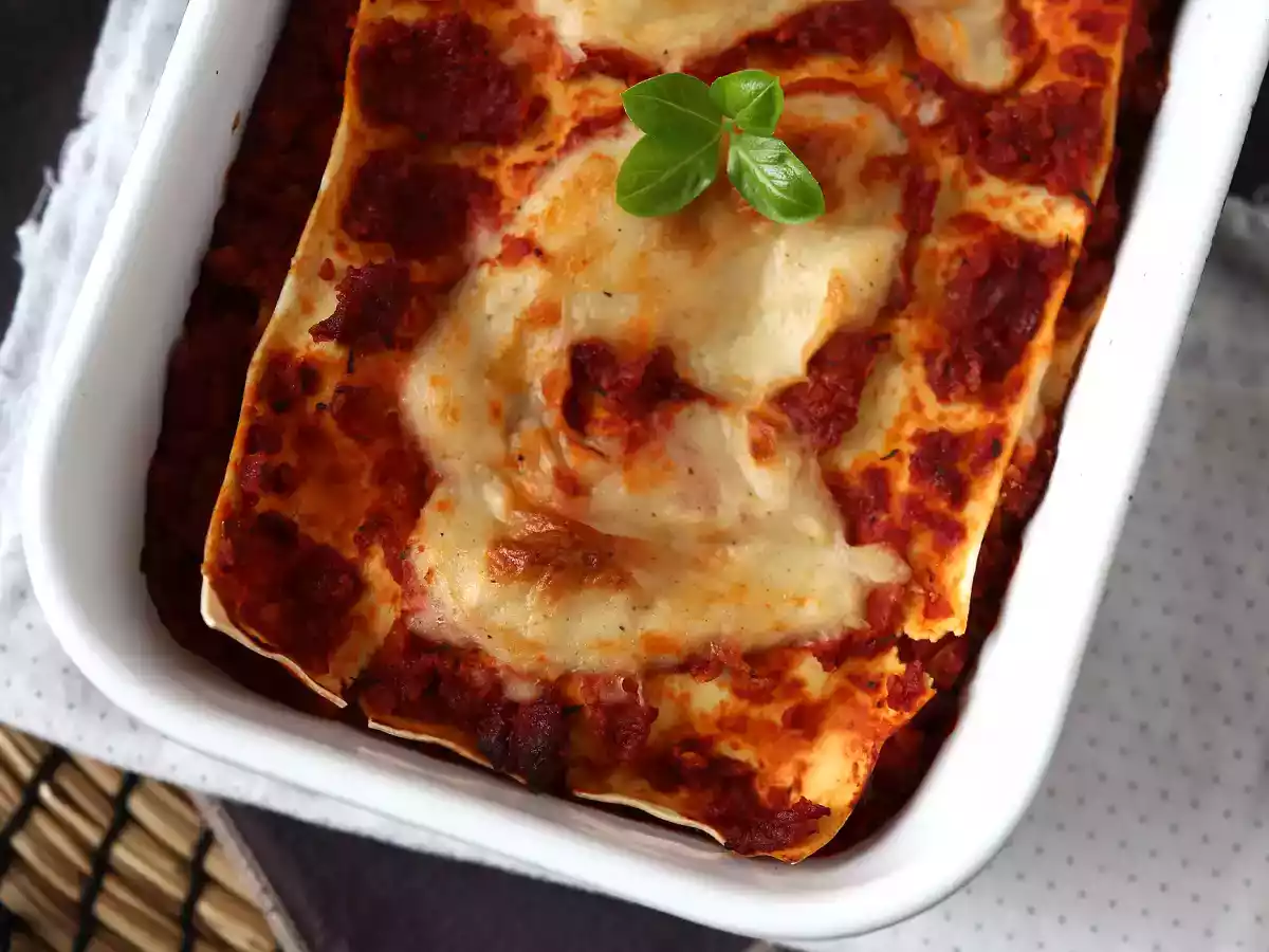 Lasagne vegetariane, la vera ricetta con proteine di soia - foto 2