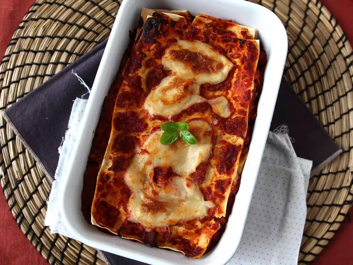 Lasagne vegetariane, la vera ricetta con proteine di soia - foto 5