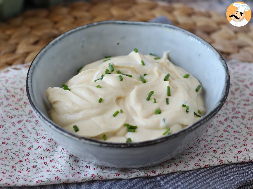 Maionese leggera senza olio. Perfetta se non volete mangiare le uova crude!