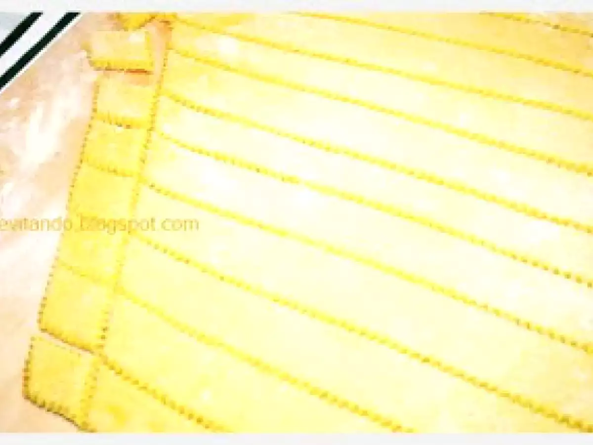 Maltagliati di patate al radicchio, becon e nocciole - foto 3