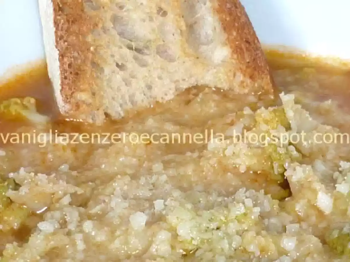 Minestra col broccolo romano - foto 2