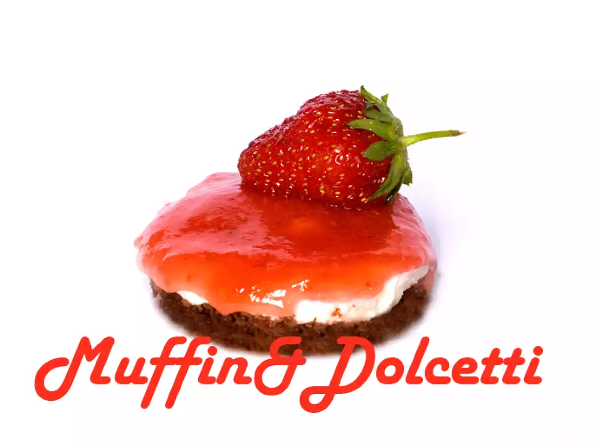 Mini Cheesecake alle fragole con base al cioccolato - foto 2