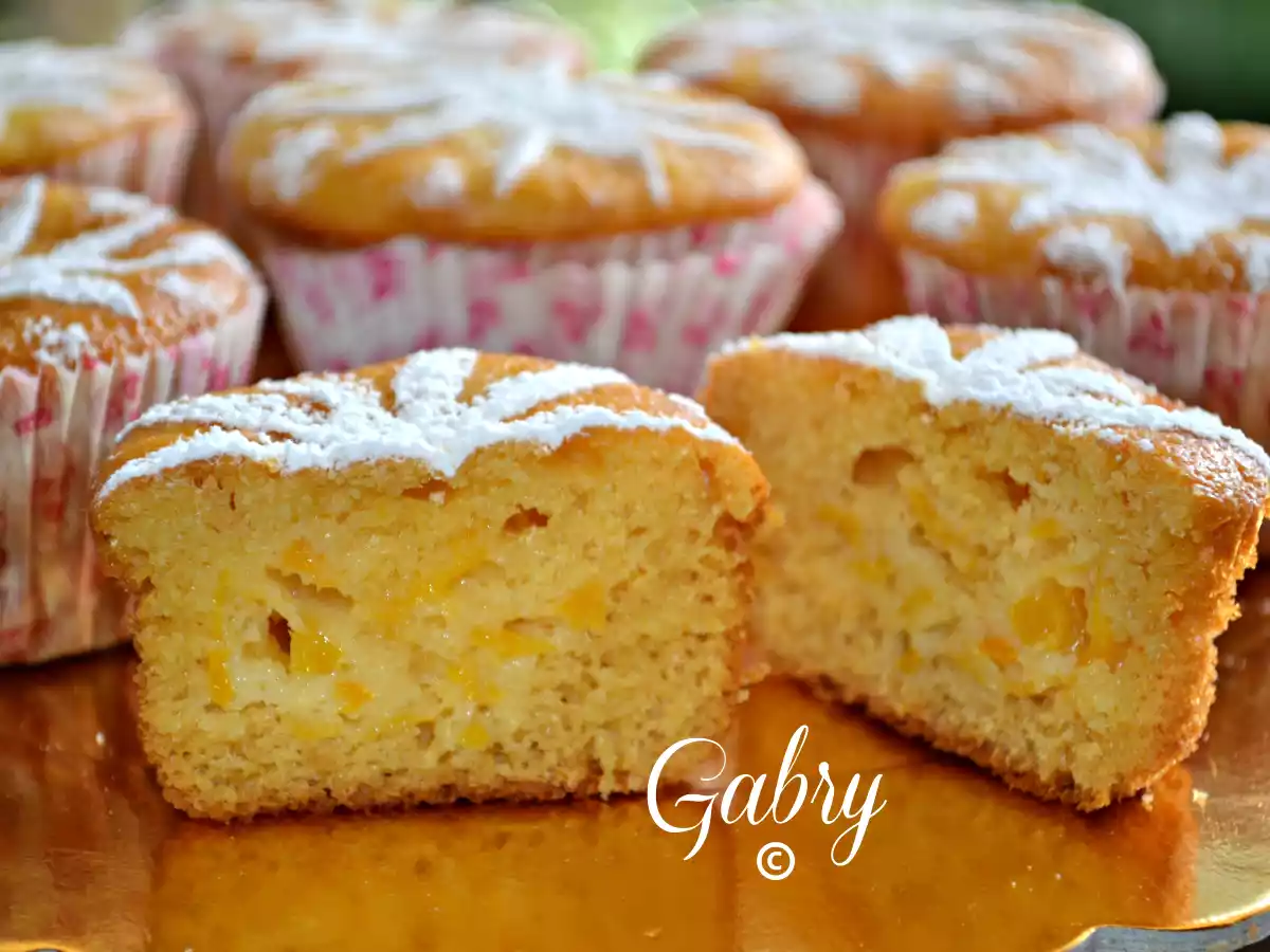 Muffins alle pesche (soffici e leggeri) - foto 4