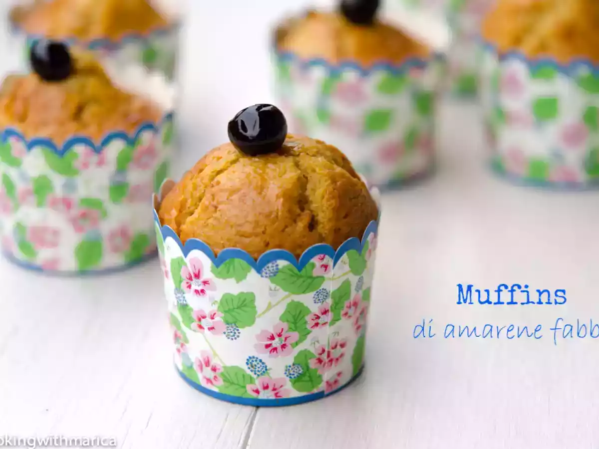 Muffins con le Amarene Fabbri