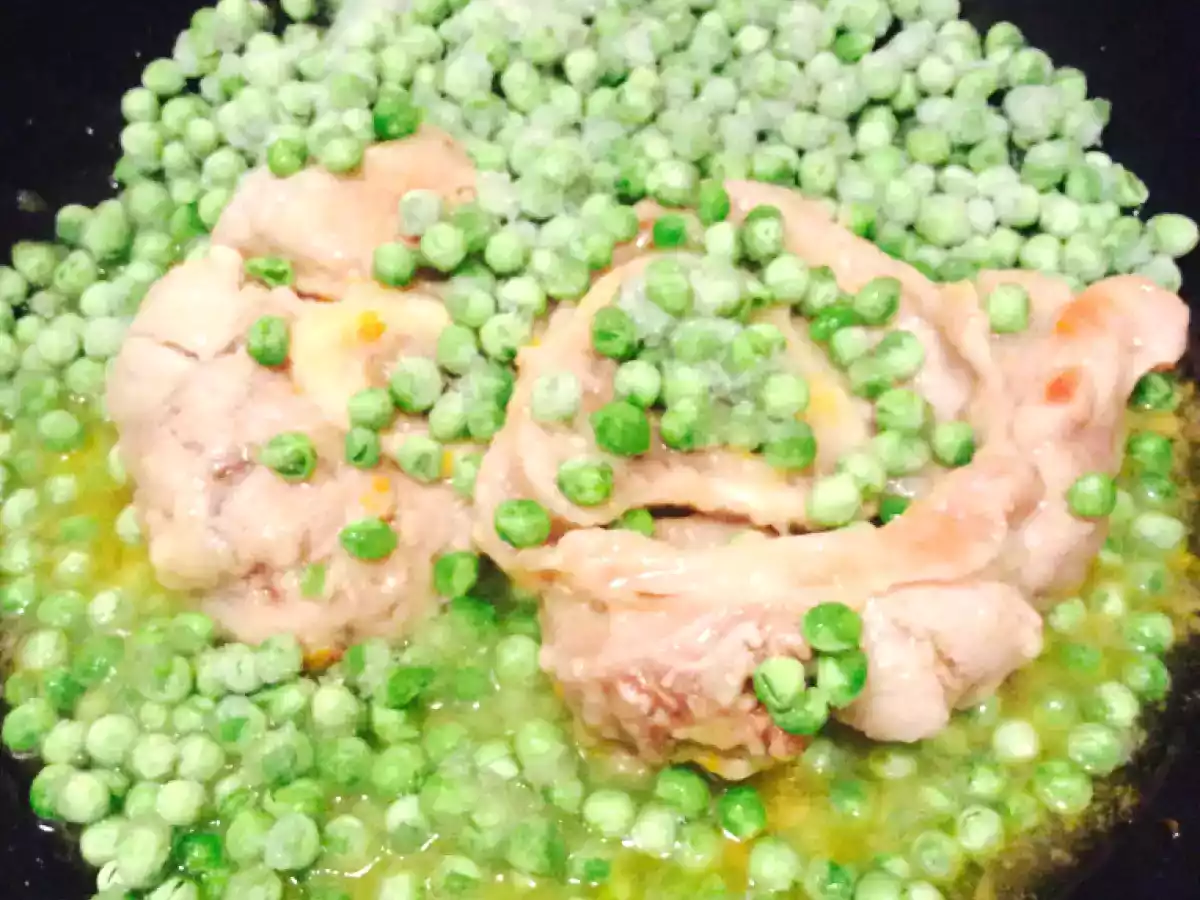 Ossibuchi di vitello con piselli - foto 4