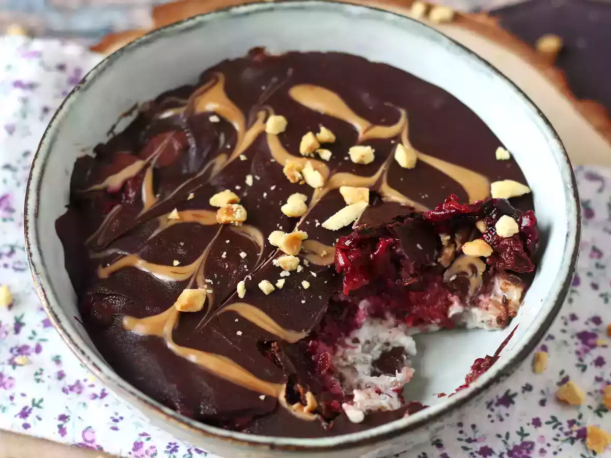 Overnight oat: avena, frutti rossi e cioccolato - foto 5