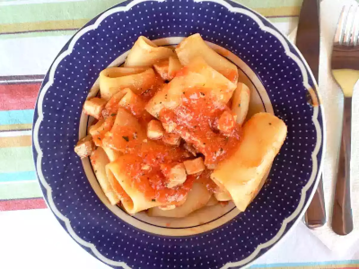 Paccheri Lisci al Pesce Spada con Dragoncello - foto 2