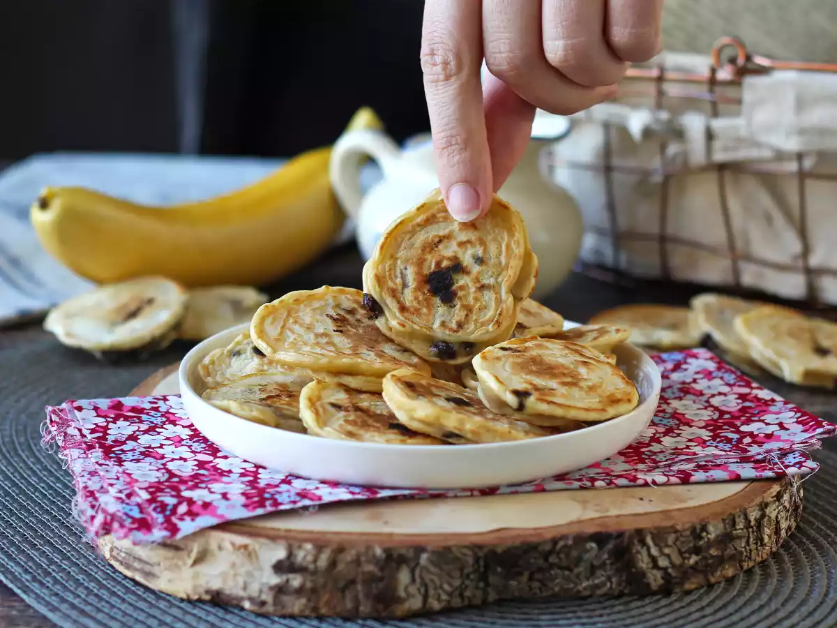 Pancake alla banana senza zuccheri aggiunti, perfetti per la colazione! - foto 2
