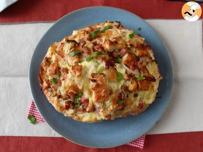 Pane ripieno con formaggio e pancetta - foto 6