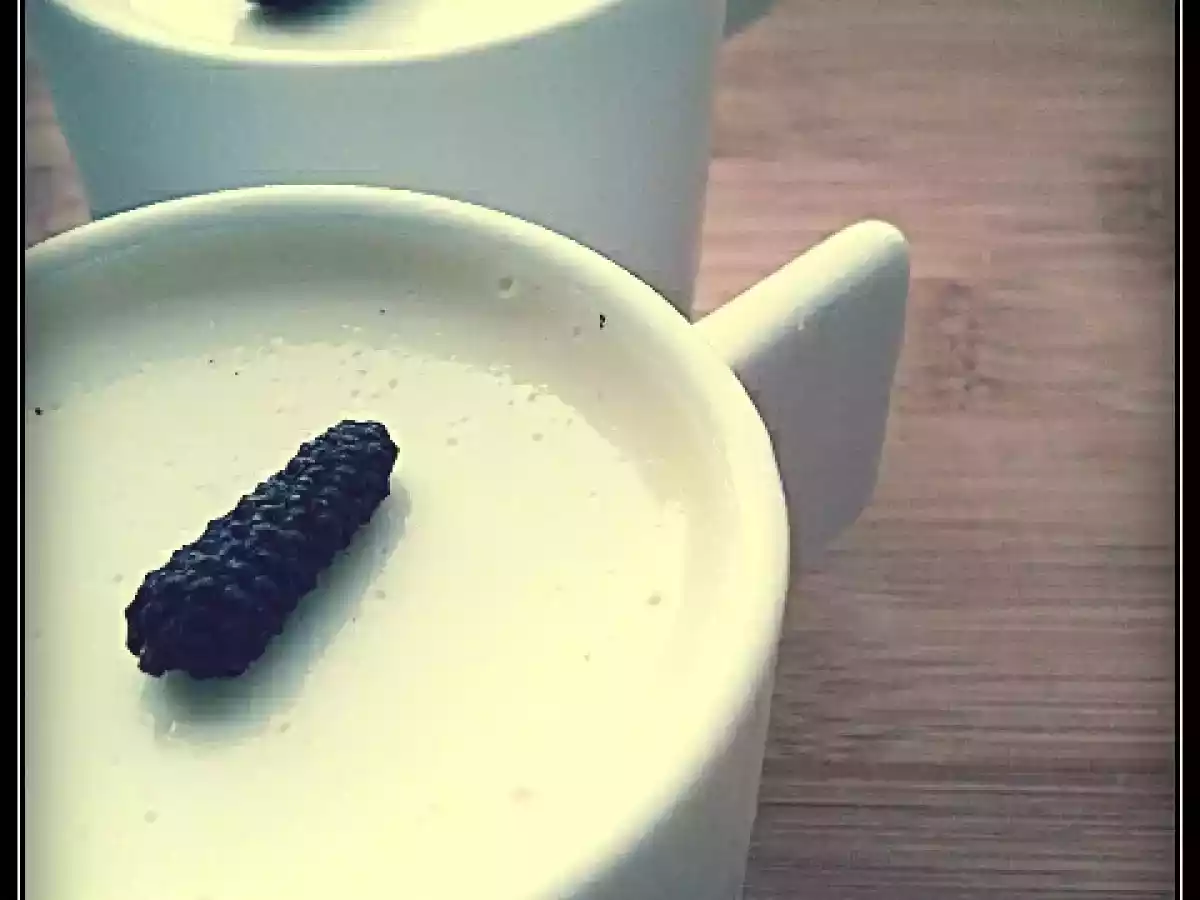 PANNA COTTA AL PEPE LUNGO