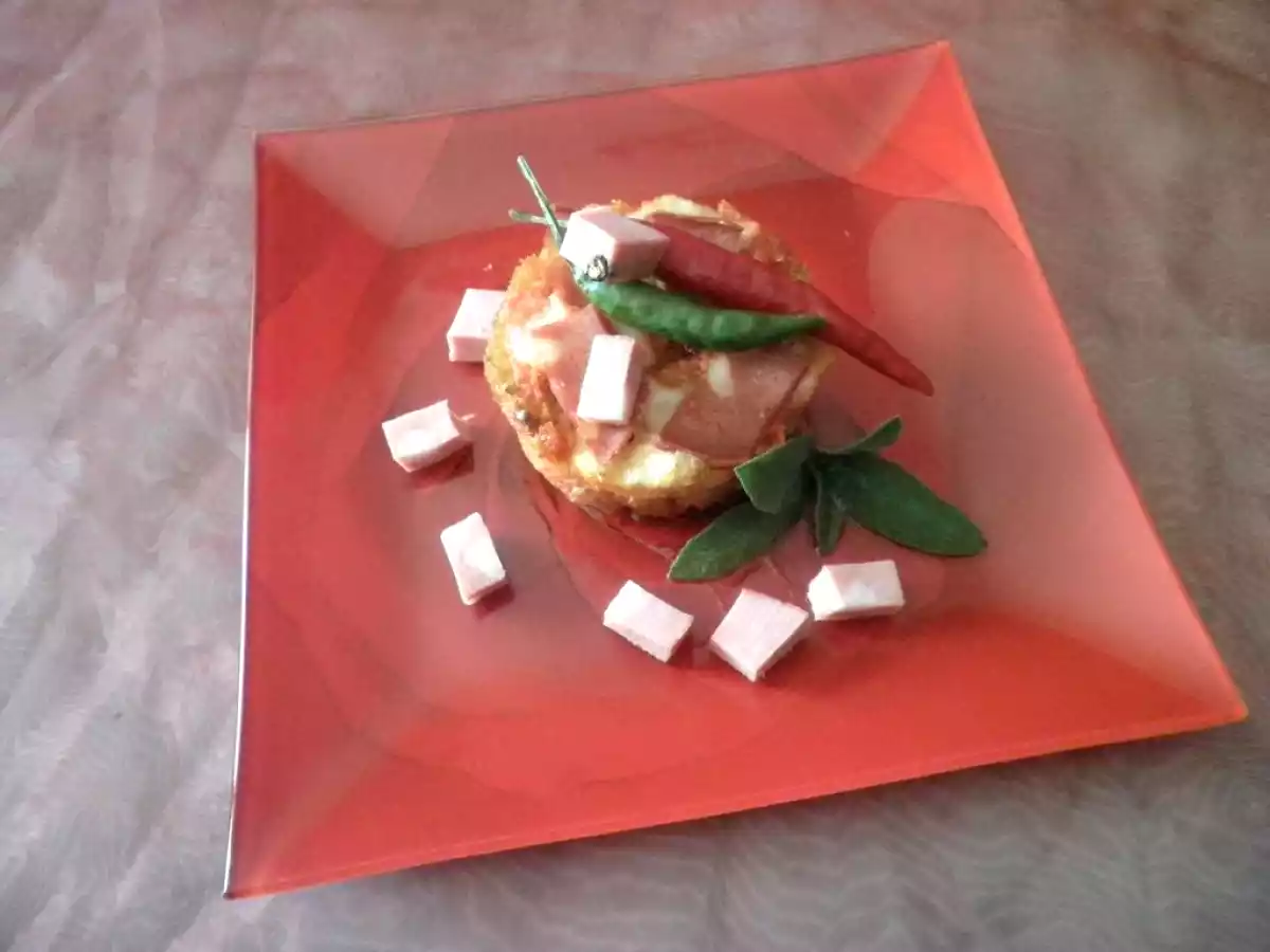 Parmigiana di finocchi con Mortadella Bologna IGP