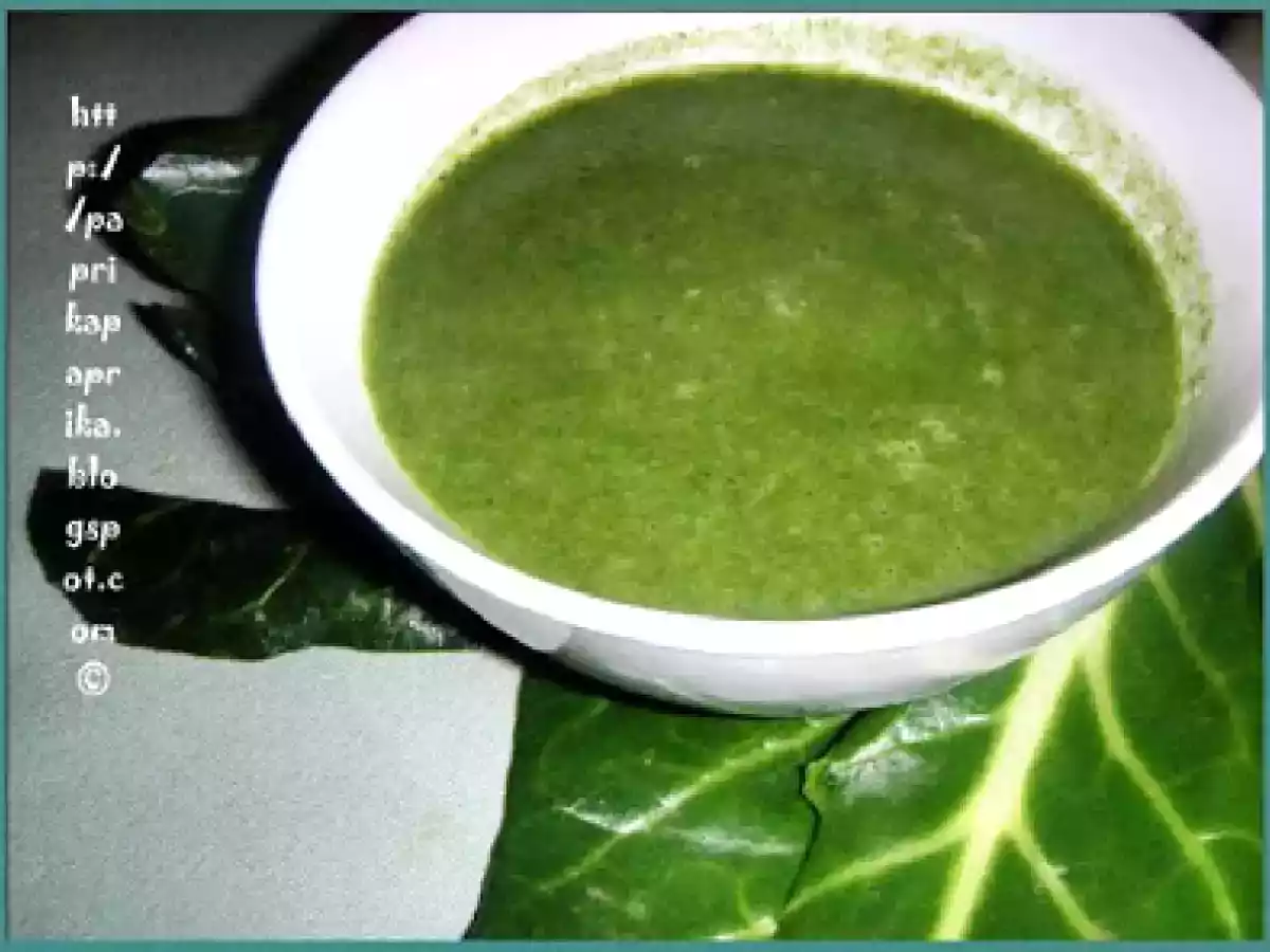 Passato di bietole da costa con crema di cocco _Kòkuszos màngoldkrèmleves