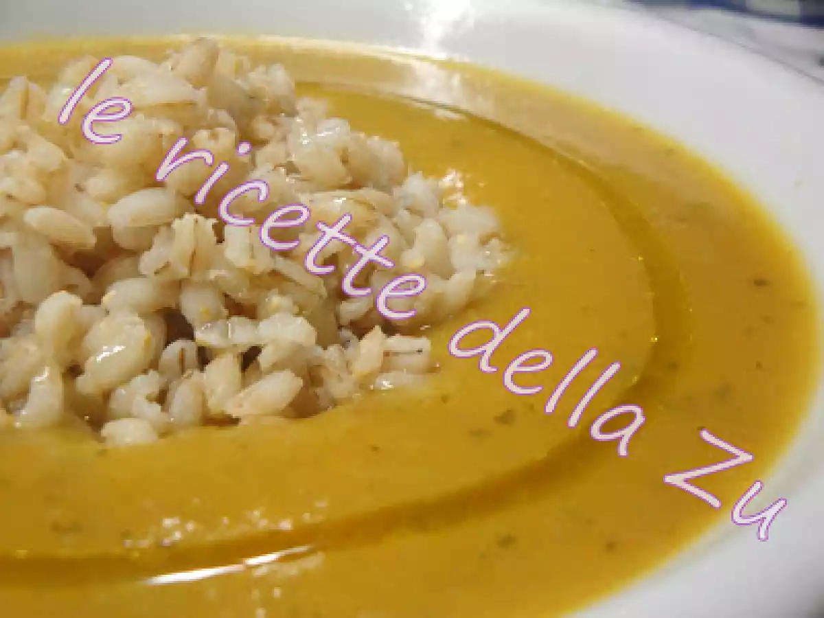 Passato di Verdure con Orzo perlato