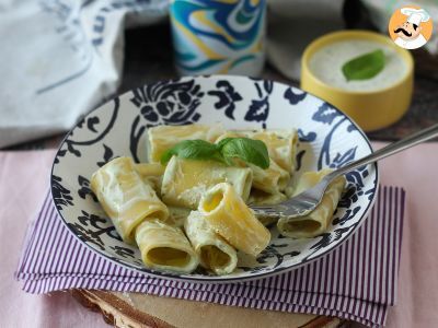 Pasta con crema di ricotta e basilico - foto 2